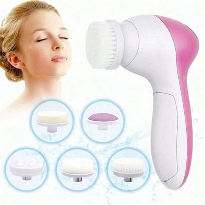 Face Beauty Electric Facial Cleaning Brush Facial Exfoliator, Sonic Vibration Rotating Facial Cleanser, Skincare Tools